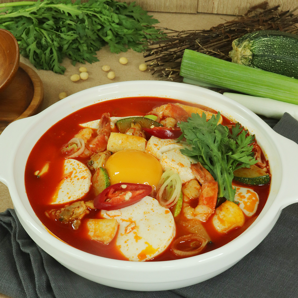 해물 순두부찌게